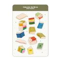 Plantilla de stickers Colección de libros
