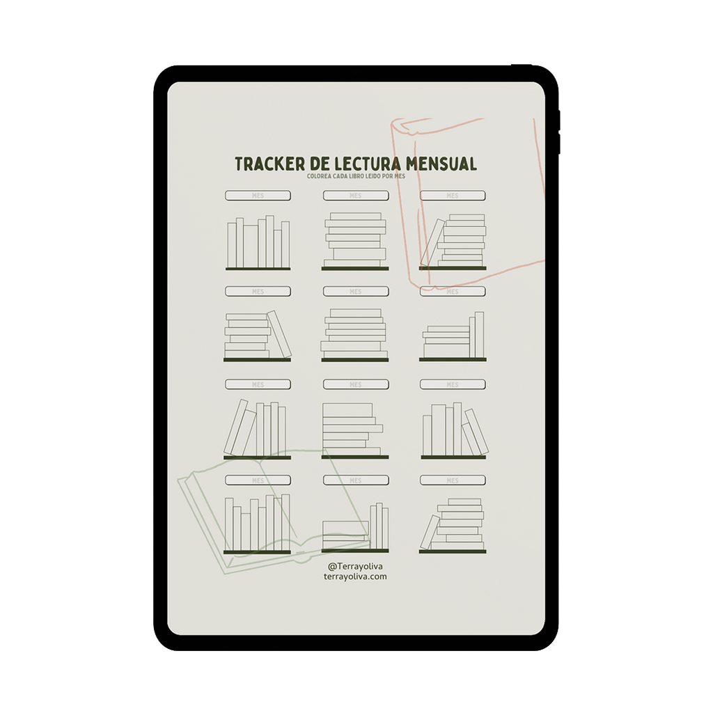 Ebook Donde habitan las lecturas, trucos y retos para hacer de la lectura un hábito + 6 plantillas descargables